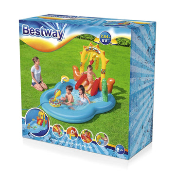 Bestway Wild West Kids Play Inflatable Above Ground Swimming Pool - 0