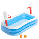 Inflatable Basketball Play Pool - 40in x 2.51m x 1.68m-1