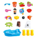Children's Pirate Theme Ship Sand & Water Table for Creative Play-5