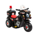 Children's Electric Ride-on Motorcycle (Black) Rechargeable, Up To 1Hr-2
