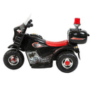 Children's Electric Ride-on Motorcycle (Black) Rechargeable, Up To 1Hr-3