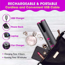 Cordless Ceramic Automatic Hair Curler for Portable Hair Styling-5