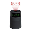 Sleek Projector Alarm Clock & Radio - Projects the Time onto the Ceiling-2
