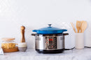 6.5L Smart Digital Dutch Oven w/ 8 Cook Settings, Stainless Steel-3