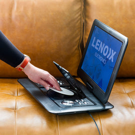 15.4" Swivel Portable DVD Player & Screen, Rechargeable Entertainment - 0