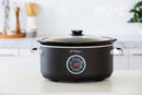 6.5L Digital Slow Cooker w/ Ceramic Pot, 300W, LED, 3 Programs-2