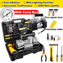 4WD Car Pump Truck 12V 150PSI Car Air Compressor Portable Tyre Deflator Inflator-1