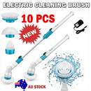 10PCS Rechargeable Spin Scrubber Electric Turbo Scrub Cleaning Brush Cordless Kit-1