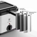 Electric Deep Fryer 2.5L French Frie Machine Oil Hot Pot Fried Chicken Grill-7