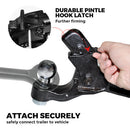 8 Ton Pintle Tow Hook Receiver Arm Hitch Towing Car Truck Heavy Duty Ball Combo-4