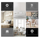 40cm black LED Ceiling Light  Round 18W / 24W Oyster Lamp Modern Cool White Light-7