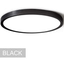 40cm black LED Ceiling Light  Round 18W / 24W Oyster Lamp Modern Cool White Light-8