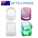 Silicone Mold Resin Epoxy Crystal Crafts Making Brush Pot Pen Holder Mould DIY-1
