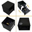 LED Wall Light Cube 12W Waterproof Outdoor Indoor Lighting Fixtures Cool-9