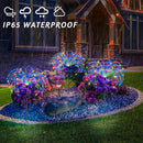 Colourful Fireworks 120 LED Fairy String Lights Starburst Solar Xmas Garden Night Lamp Hot NEW-5