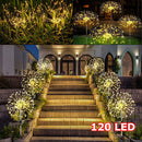 Warm White Fireworks 120 LED Fairy String Lights Starburst Solar Xmas Garden Night Lamp Hot NEW-1