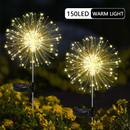 Warm White Fireworks 120 LED Fairy String Lights Starburst Solar Xmas Garden Night Lamp Hot NEW-8