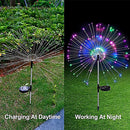 Colourful Fireworks 180 LED Fairy String Lights Starburst Solar Xmas Garden Night Lamp Hot NEW-4
