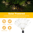 Colourful Fireworks200 LEDS Fairy String Lights Starburst Solar Xmas Garden Night Lamp Hot NEW-4