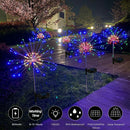 Colourful Fireworks200 LEDS Fairy String Lights Starburst Solar Xmas Garden Night Lamp Hot NEW-6