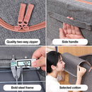 Foldable Storage Box Crushed Steel Frame Clothes Quilt Toys Organizer 60L  Random color-6