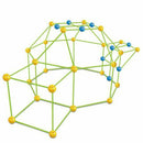 175pcs Kids Construction Fort Building Kit Castles 3D Play House Tent Toy Gift-5