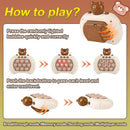 Rechargeable 3 Types Pop Push it Game Controller Sensory Fidget Toy Electronic Whack Mole brown-2