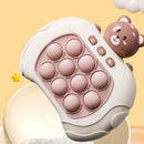 Rechargeable 3 Types Pop Push it Game Controller Sensory Fidget Toy Electronic Whack Mole brown-5