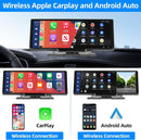 10.26" 4K Dash Cam Car Stereo For Apple Carplay & Android Auto GPS Rear Camera-7