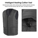 M Electric Vest Heated Jacket USB Thermal Warm Heat Pad Winter Body Warmer Unisex-3
