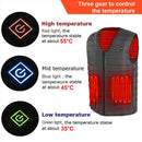 S Electric Vest Heated Jacket USB Thermal Warm Heat Pad Winter Body Warmer Unisex-2
