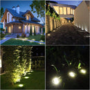4pcs LED Solar Underground Light Waterproof Color Changing Garden Buried Lamp-5