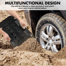 X-BULL Mini Recovery Tracks Traction Boards Sand Mud Snow 4WD 4x4 Vehicle 1 Pair Black-8