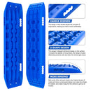 X-BULL KIT1 Recovery track Board Traction Sand trucks strap mounting 4x4 Sand Snow Car BLUE-5