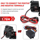 X-BULL Electric Winch 12V 6000LBS Synthetic Rope Wireless remote ATV UTV Boat Trailer 4WD-4