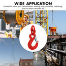 2X 6mm Hammerlock+ Eye Sling Hook Safety Chain Caravan Trailer connecting Extend-7