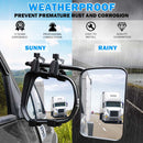 Towing Mirrors Clip on Multi Fit Clamp On Towing Caravan 4X4 Trailer 4WD 10 Pairs-5