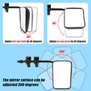 Towing Mirrors Clip on Multi Fit Clamp On Towing Caravan 4X4 Trailer 4WD 10 Pairs-10