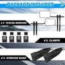 Towing Mirrors Clip on Multi Fit Clamp On Towing Caravan 4X4 Trailer 4WD 50 Pairs-4