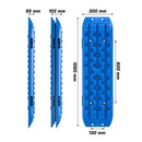 X-BULL Recovery tracks Sand tracks KIT Carry bag mounting pin Sand/Snow/Mud 10T 4WD-BLUE Gen3.0-3