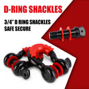 X-BULL Winch Recovery Kit Recovery tracks /Snatch Strap Off Road 4WD-7