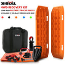 X-BULL Winch Recovery Kit Snatch Strap Off Road 4WD with Recovery Tracks Boards Gen 2.0-1