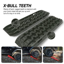 X-BULL Recovery tracks / Sand tracks / Mud tracks / Off Road 4WD 4x4 Car 2pcs Gen 3.0 - Olive-7