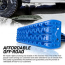 X-BULL Recovery tracks Mud Snow / Sand tracks / Grass 4X4 Caravan 2pcs 4WD Gen 3.0 - Blue-4