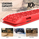 X-BULL Recovery tracks 10T Sand Mud Snow 2 pairs Offroad 4WD 4x4 2pc 91cm Gen 2.0 - red-2
