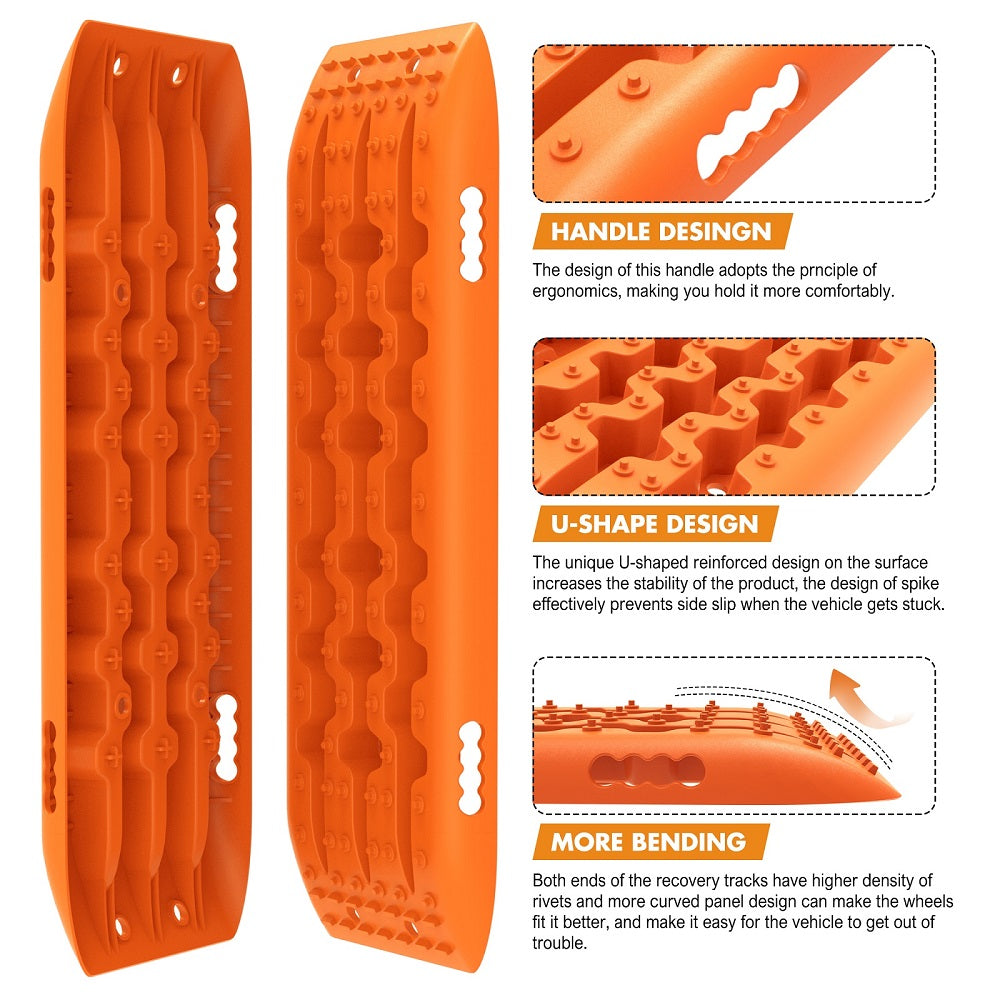 X-BULL Recovery tracks Sand tracks 2pcs Sand / Snow / Mud 10T 4WD Gen 2.0 - 0