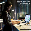 FORTIA 145W x 60D x 85D Dual-Motor 80kg Load Adjustable Sit-Stand Up L-Hand Sided Corner Desk - White/White Frame-7