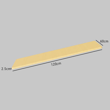 Fortia 120 x 60cm Desktop for Height Adjustable Electric Standing Desk, White Oak Style - 0