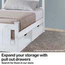 KINGSTON SLUMBER Single Wooden Bed Frame, Bedroom Furniture for Kids and Adults-6