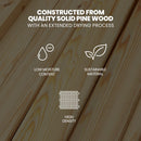 Kingston Slumber King Single Wooden Timber Bed Frame, Grey-3